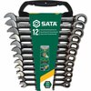 Reversse mutrivõtmete komplekt SATA, 12 tk (8-19 mm)
