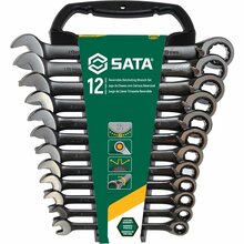 Reversse mutrivõtmete komplekt SATA, 12 tk (8-19 mm)