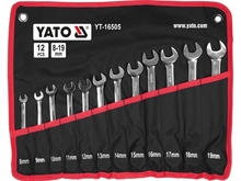 Lehtsilmusnarrede komplekt Yato YT-16505, 8 - 19 mm, 12 tk