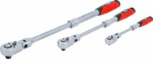 Põrkmehhanismide komplekt Kraftmann 72114, 6,3 mm 1/4, 10 mm 3/8, 12,5 mm 1/2, 3 tk