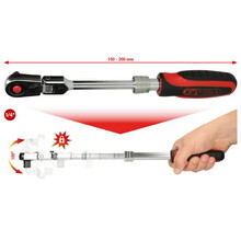 Narre KS Tools SlimPOWER, 1/4, teleskoop, 72 hammast