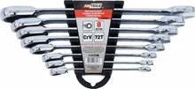Kombineeritud mutrivõtmete komplekt rätsiga Awtools AW39997, 8-22 mm, 8 tk