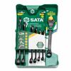Mutrivõtmete komplekt SATA, 7 tk, 8-17 mm, must