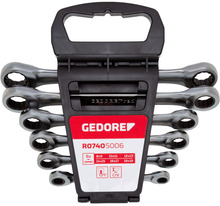 Topeltpõrkvõtmete komplekt Gedore 3300898 6 tk 8-19 mm