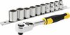 Padrunvõtmete komplekt Stanley STMT82670-0, 3/8, 11 tk
