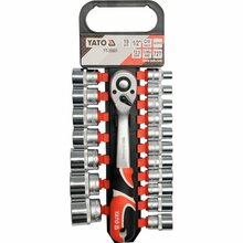 Padrunvõtmete komplekt Yato YT-38681 19 tk