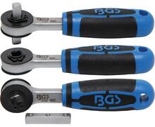 Läbiv põrkmehhanismiga käepide Bgs Technic 9160 6.3 mm (1/4)