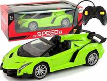 Kaugjuhitav sportauto Lean Toys Sports Car R/C, 1:18, roheline
