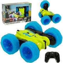 Kaugjuhitav auto Ikonka Revolt Flip Speeder, roheline, 16 cm