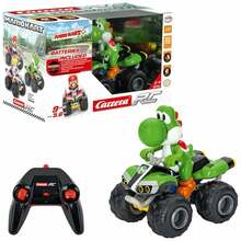 Raadioteel juhitav neljarattaline Carrera Mario Kart Yoshi Quad, 370200997X, roheline, 1:20