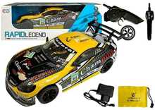 Raadioteel juhitav sportauto Lean Toys, kollane