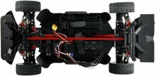 Raadioteel juhitav auto Amewi Citroen CR3 WRC HyperGo, 21127, 1:7, must/punane