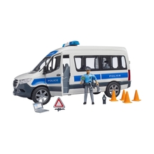 Politseiauto Bruder MB Sprinter, 2683, 1:16, valge/sinine