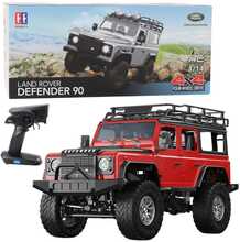 Kaugjuhitav maastur Jokomisiada Land Rover Defender 90, 1:14, punane