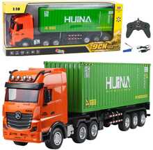 Raadioteel juhitav veoauto Huina, roheline, 1:18