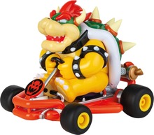 Raadioteel juhitav auto Carrera Mario Kart Pipe Kart Bowser, punane/kollane