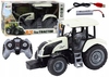 Raadioteel juhitav traktor Lean Toys Farm, valge