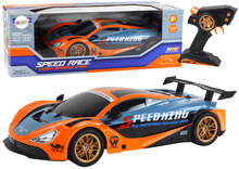 Raadioteel juhitav sportauto Lean Toys, oranž, 1:10, 42,5x22x10cm