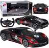 Raadioteel juhitav auto Rastar Porsche 918 Spyder, RC0711, 1:14, must/punane