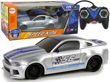 Raadioteel juhitav auto Lean Toys Ford Mustang, hall, 1:24