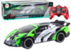 Raadioteel juhitav sportauto Lean Toys, 1:10, 25 km/h, roheline
