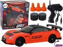 Raadioteel juhitav sportauto Lean Toys, oranž, 1:24