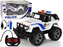 Politseiauto Lean Toys Jeep, kaugjuhitav