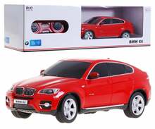 RC auto Rastar BMW X6, punane, 1:24