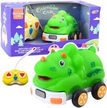 Kaugjuhitav auto Lean Toys dinosaurus, roheline