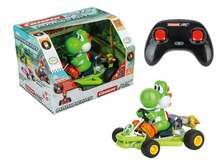 Raadioteel juhitav gokart Carrera Mario Kart Pipe Kart Yoshi, 370200988P, 1:18