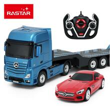 RC veok koos autoga Rastar Mercedes-Benz Actros, 74940