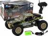 Raadioteel juhitav maastikuauto Lean Toys Racing Rally Desert Truck, 1:24, pruun-roheline