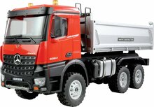Raadioteel juhitav veoauto Amewi Mercedes-Benz Arocs Kipper 6x6, 22684, 1:14, punane