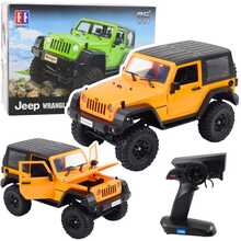 Kaugjuhitav maastur Double Eagle Jeep Wrangler Rock Crawler, oranž, 1:14