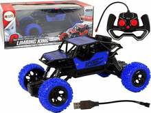 Puldiga maastikuauto Lean Toys Climbing King, 1:18, sinine