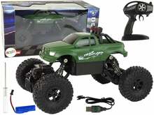 Kaugjuhitav maastikuauto Lean Toys, roheline, 1:18