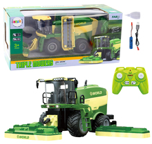 Raadioteel juhitav kombain Lean Toys Triple, roheline