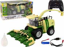 Raadioteel juhitav kombain Lean Toys, 1:24, roheline