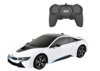 Puldiauto Rastar BMW I8, valge, 1:18