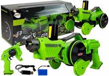 Kaugjuhitav auto-püstol Lean Toys, roheline, 53 cm