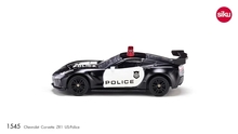 Politseiauto Siku Chevrolet Corvette ZR1, 1545, must