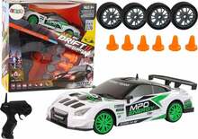 Raadioteel juhitav auto Lean Toys Drift Returns II Champion Rally, valge