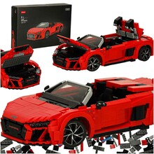 Konstruktormänguasi Rastar Audi R8 Spyder, 93800, 1:14, 1440 detaili