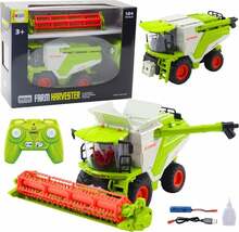 Puldiga kombain Lean Toys 2in1, 2.4G, 1:24, roheline