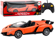 Raadioteel juhitav sportauto Lean Toys, 1:16, oranž