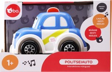 Raadioteel juhitav mängu politseiauto Bo. Interactive Police Car, 8018EE, sinine/valge