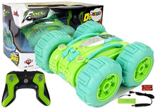 Kaugjuhitav auto Lean Toys Fancy Stunt, roheline, 1:24