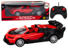 Kaugjuhitav sportauto Lean Toys, 1:18, punane