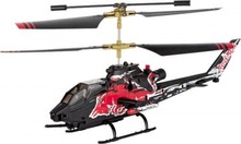 Raadioteel juhitav helikopter Carrera Red Bull Cobra TAH-1F, 370501040X, must/punane, 26 cm