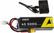 RC auto Amewi Citroen CR3 WRC HyperGo 4WD, 21126, 1:7, must-punane